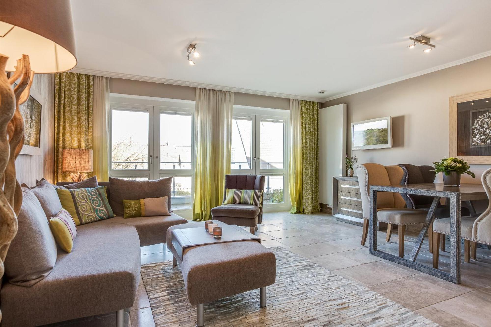 Apartmenthotel Am Leuchtturm Hornum Bagian luar foto