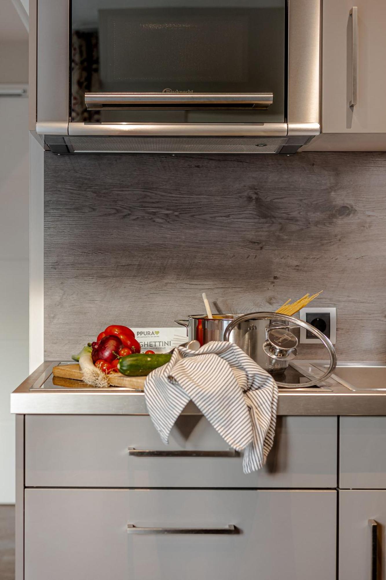 Apartmenthotel Am Leuchtturm Hornum Bagian luar foto