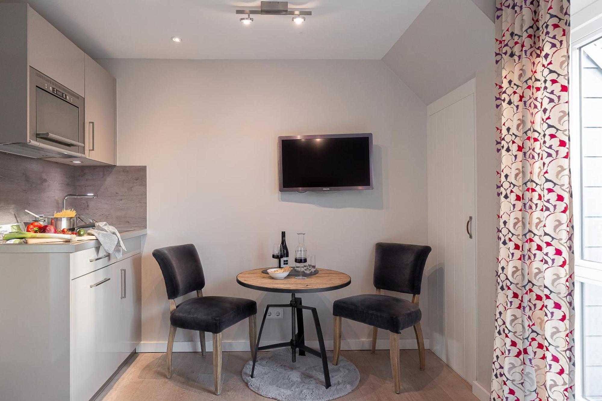 Apartmenthotel Am Leuchtturm Hornum Bagian luar foto