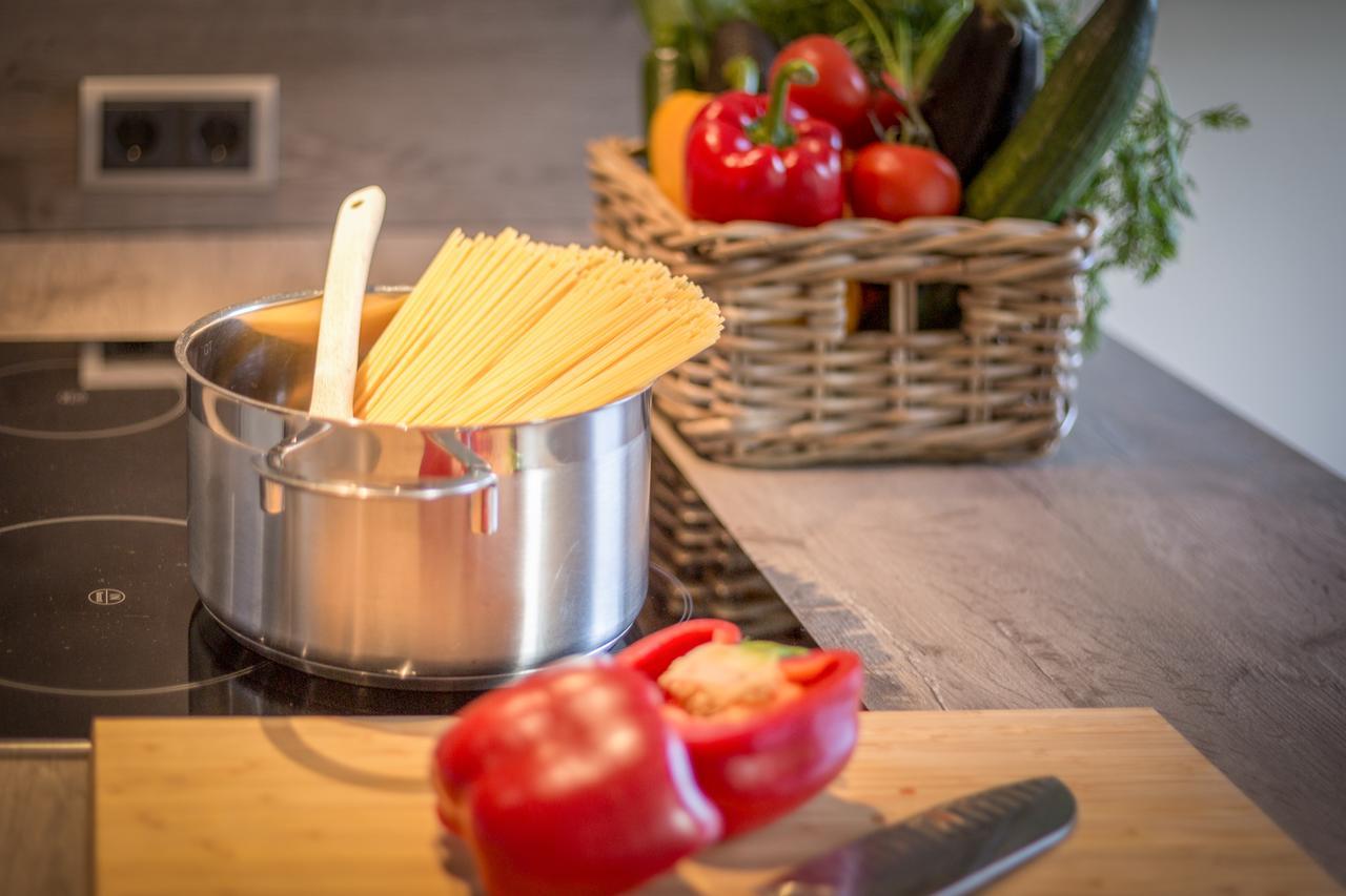 Apartmenthotel Am Leuchtturm Hornum Bagian luar foto