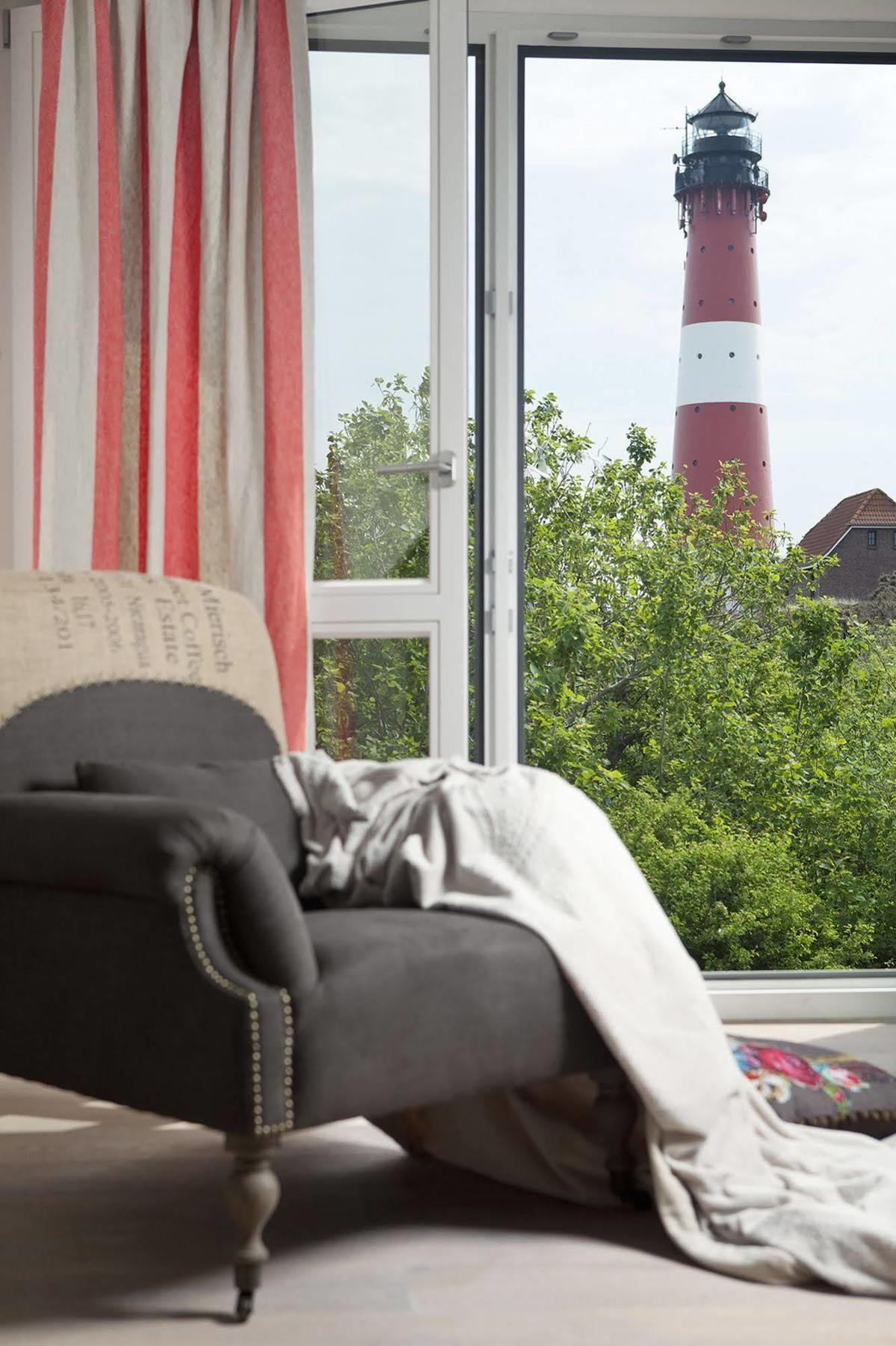Apartmenthotel Am Leuchtturm Hornum Bagian luar foto